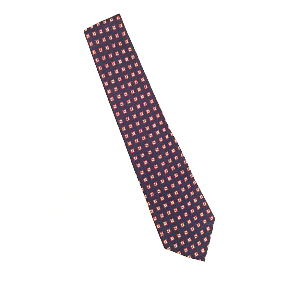 Polo Ralph Lauren Men’s Silk Neck Tie Navy Pattern