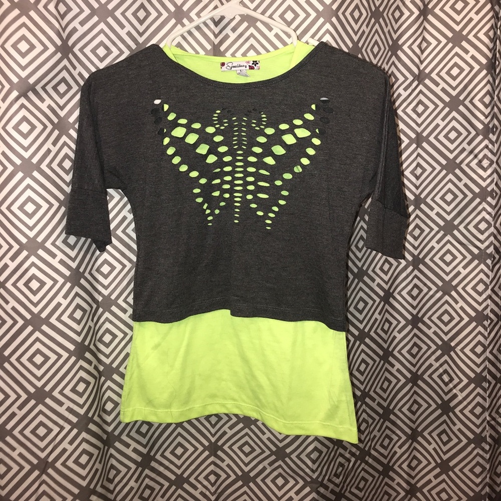 Girls Butterfly Shirt
