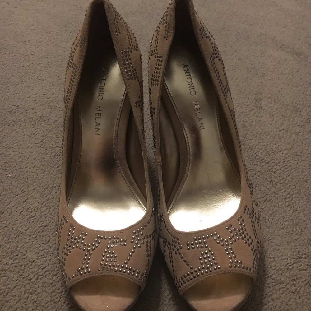 Antonio melani brown high heels.