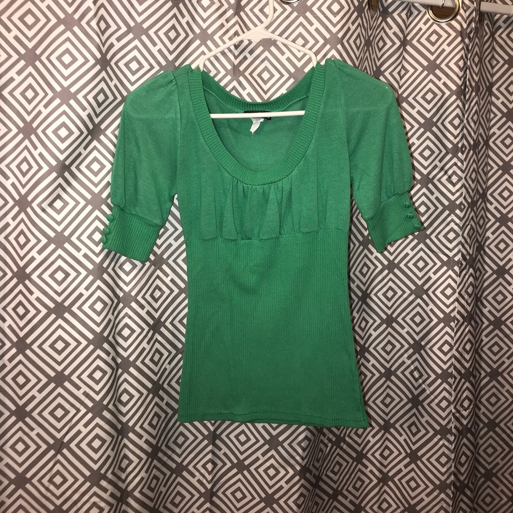 WET SEAL Green Blouse