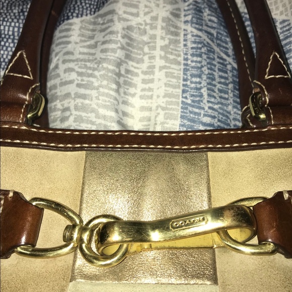 Authentic Coach patchwork satchel - Picture 4 of 8