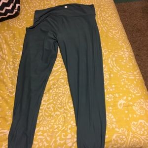 Blue lulu roe leggings