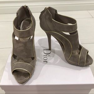 Dior gray heels