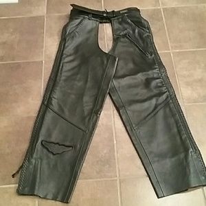 Harley Davidson leather chaps