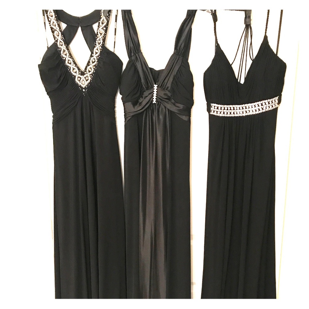 Black formal dress
