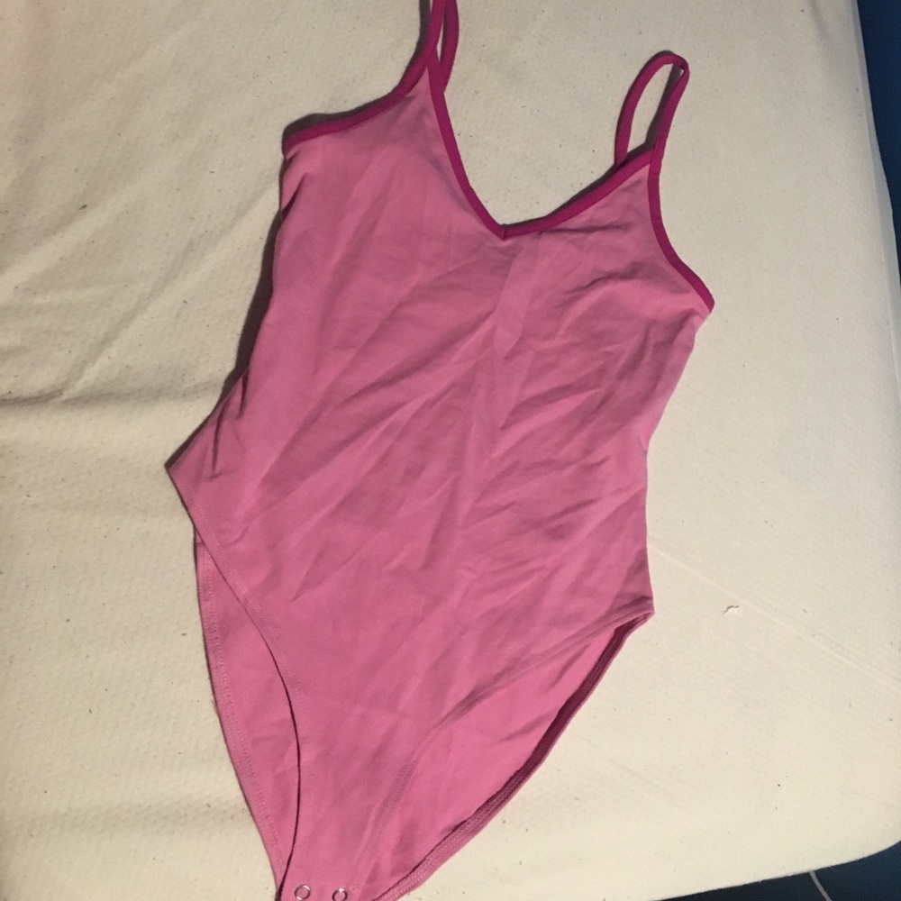 Pink leotard