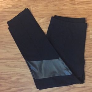 Victoria's Secret Faux Leather Panel Leggings