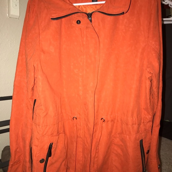 Orange ‘Flair’ Rain Jacket - Picture 1 of 2