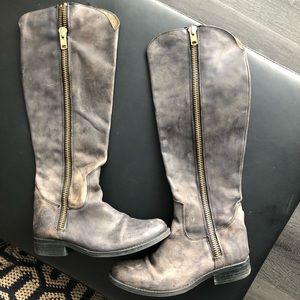 Steve Madden Grey ridding boots
