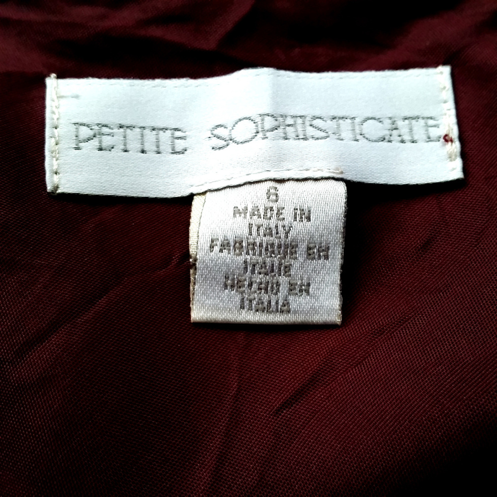 *PETITE SOPHISTICATE* Made in Italy amazing dress - Picture 7 of 8