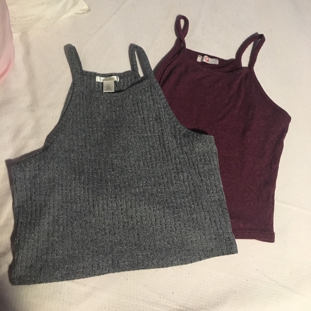 2 crop tops