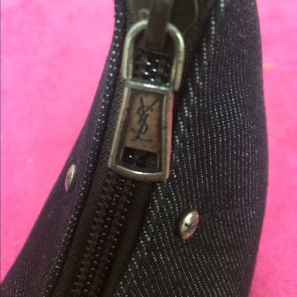 🌈Yves Saint Laurent YSL Denim Purse - Picture 3 of 6