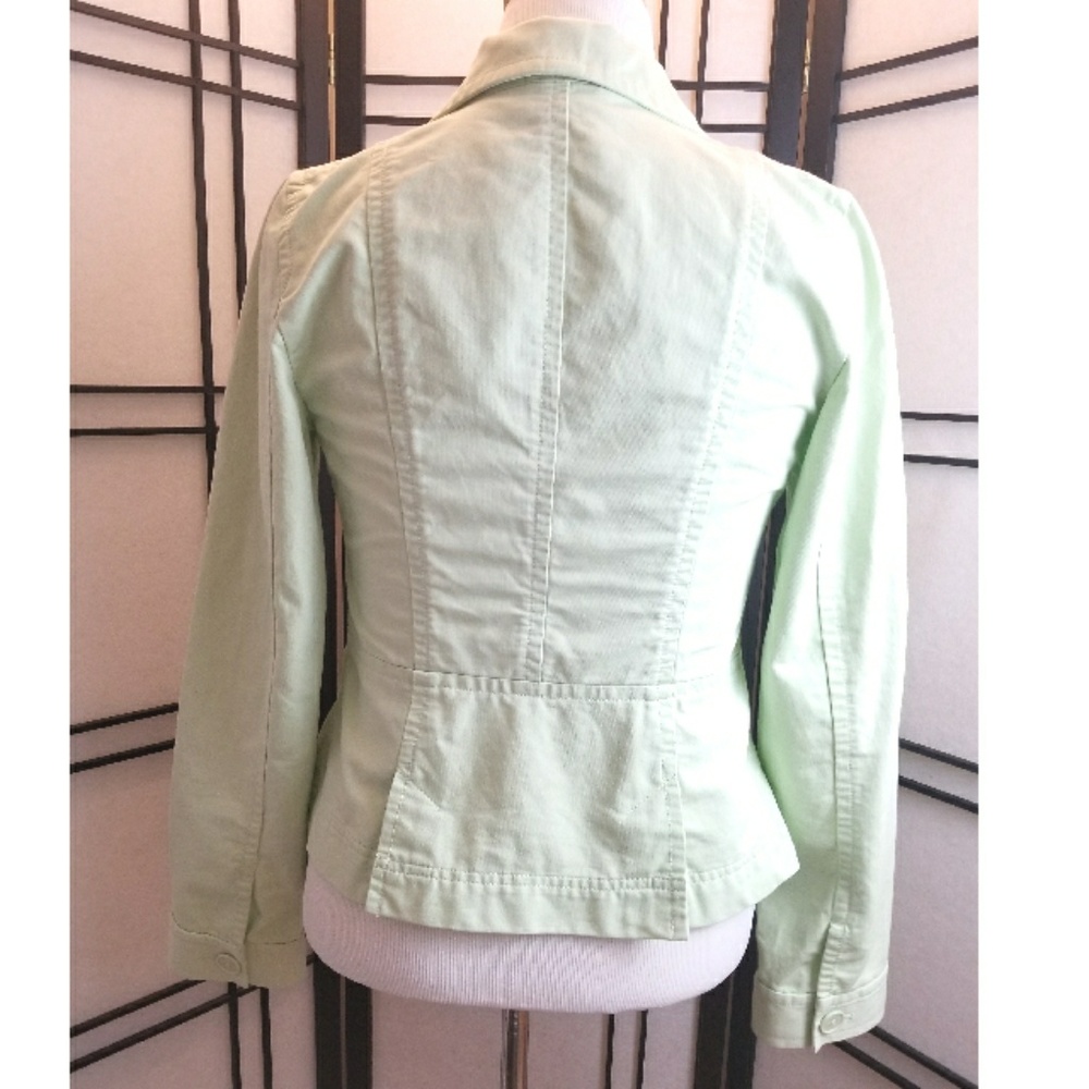 Ann Taylor Loft Pale Green Jacket - Picture 2 of 4