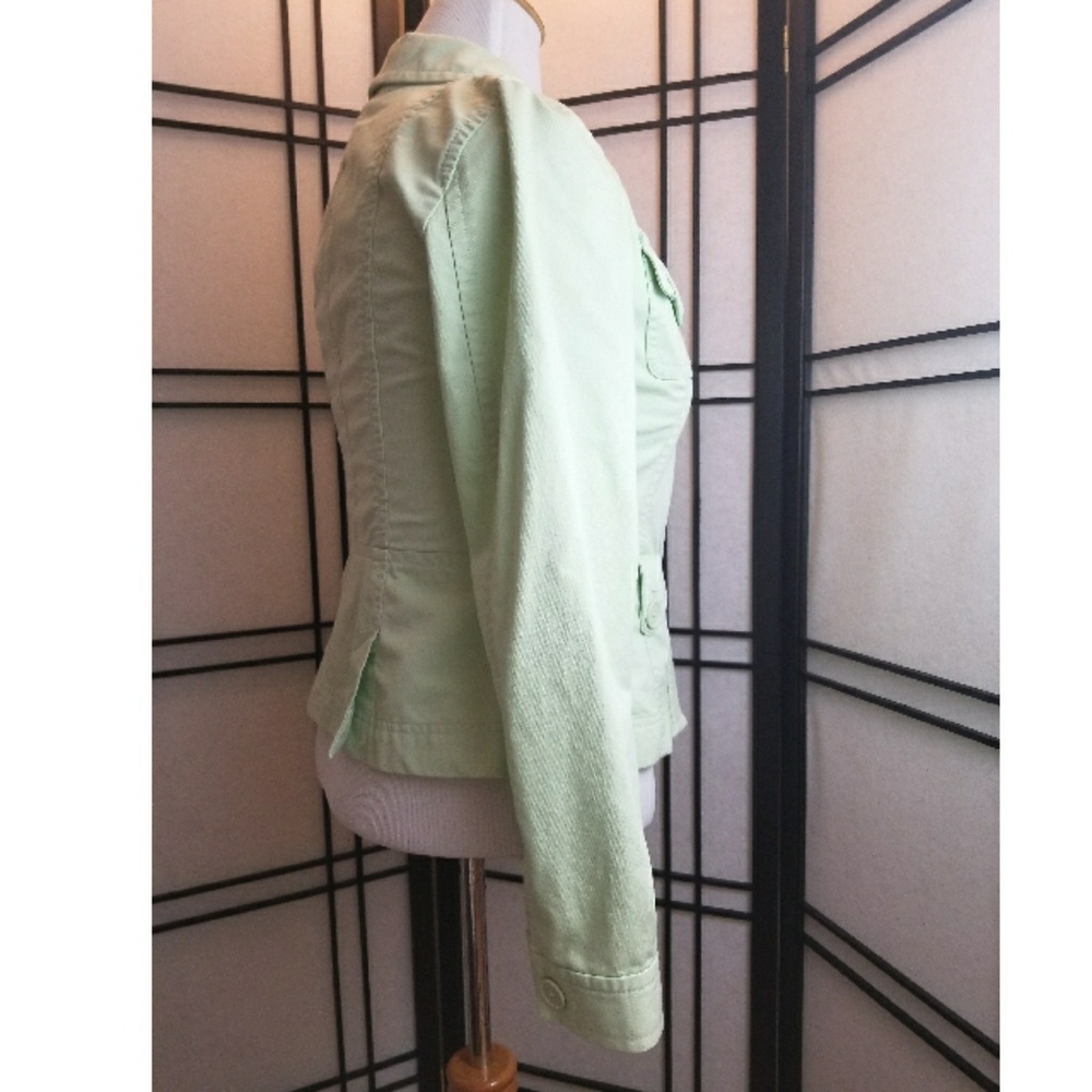 Ann Taylor Loft Pale Green Jacket - Picture 3 of 4