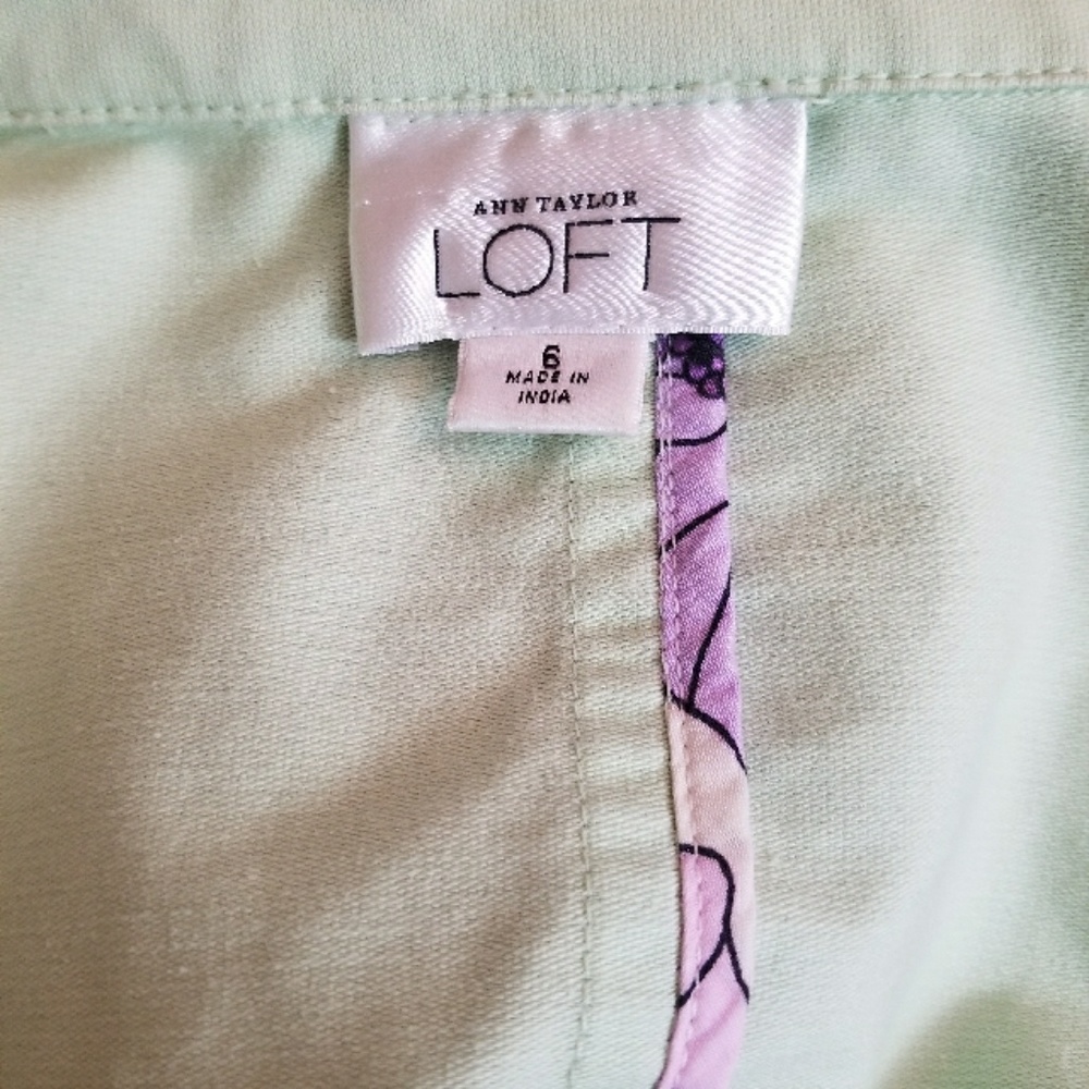 Ann Taylor Loft Pale Green Jacket - Picture 4 of 4