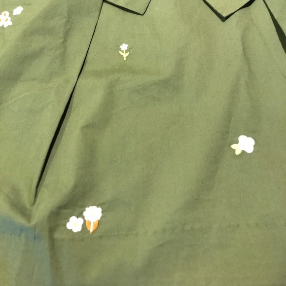 NWT J.Crew Olive TieWaist skirt - Picture 3 of 4