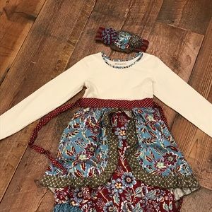 Girls dress and headband