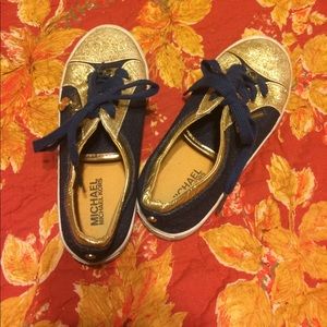 MICHAEL KORS GREAT CONDITION GLITTER TENNIS SHOES
