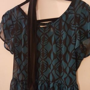 DKNY Jeans Peplum Top