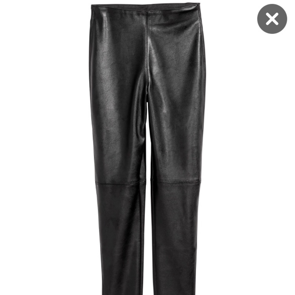 H&M Faux Leather Leggings