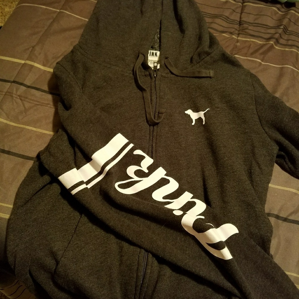 Size L PINK zip up hoodie