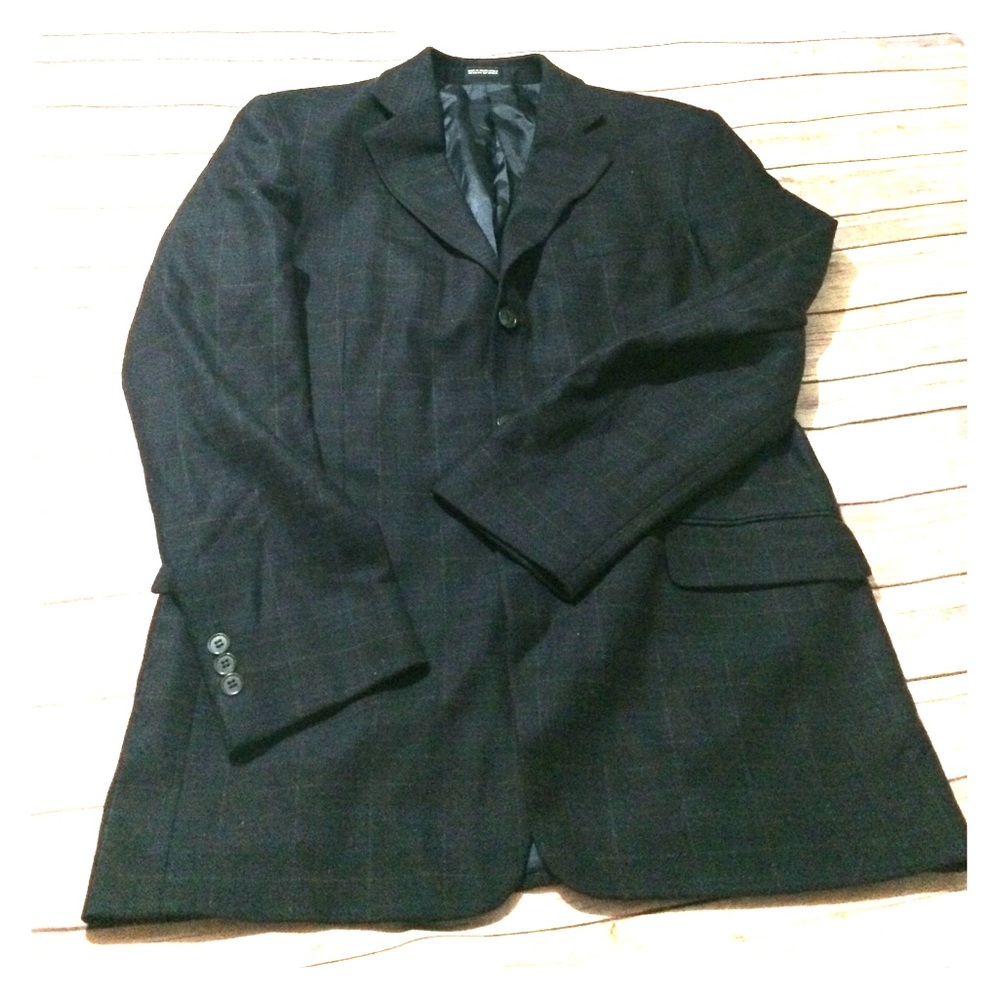 Stafford Men's Wool Suit Jacket