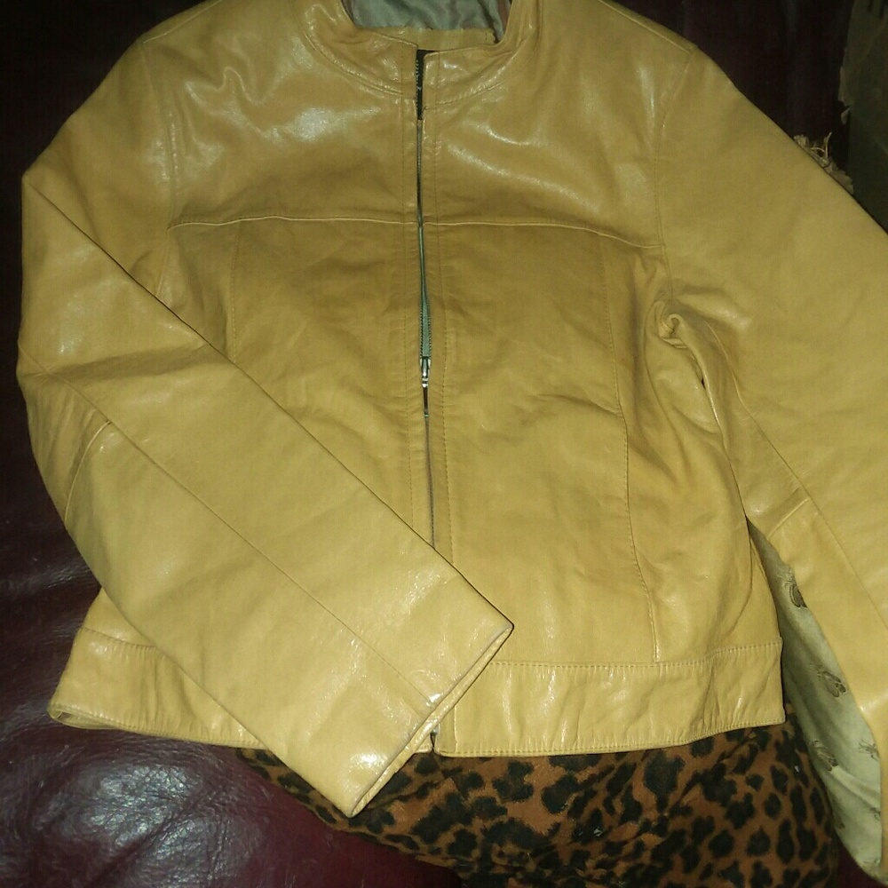 Sally and John New York fashion leather jacket