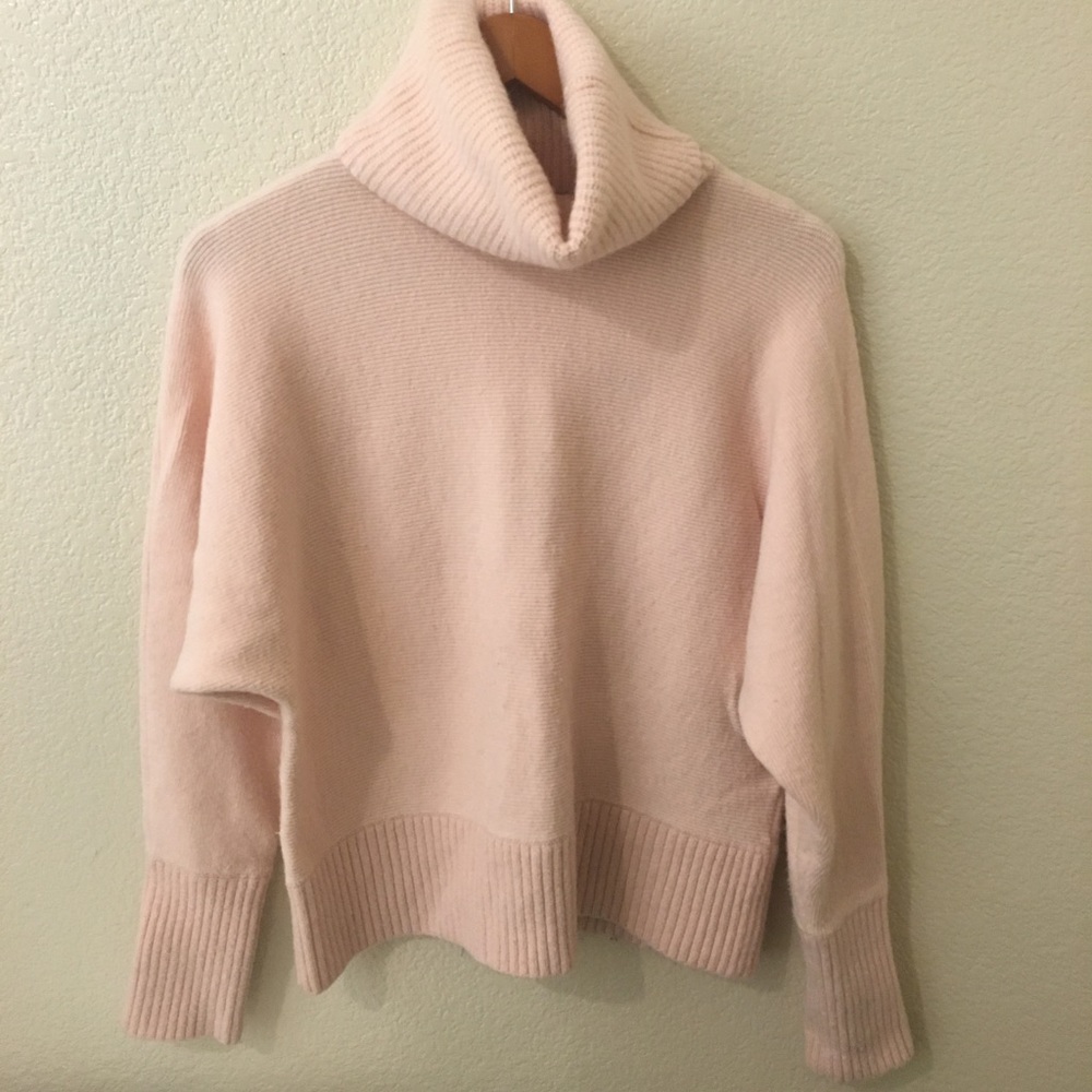 Banana Republic Blush Pink Turtle Neck