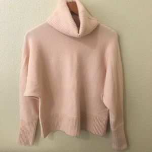 Banana Republic Blush Pink Turtle Neck
