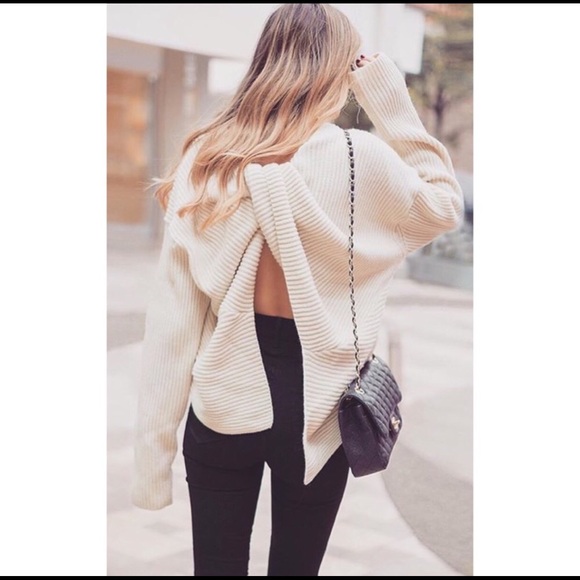 ASOS Sweaters - NWT ASOS open back sweater