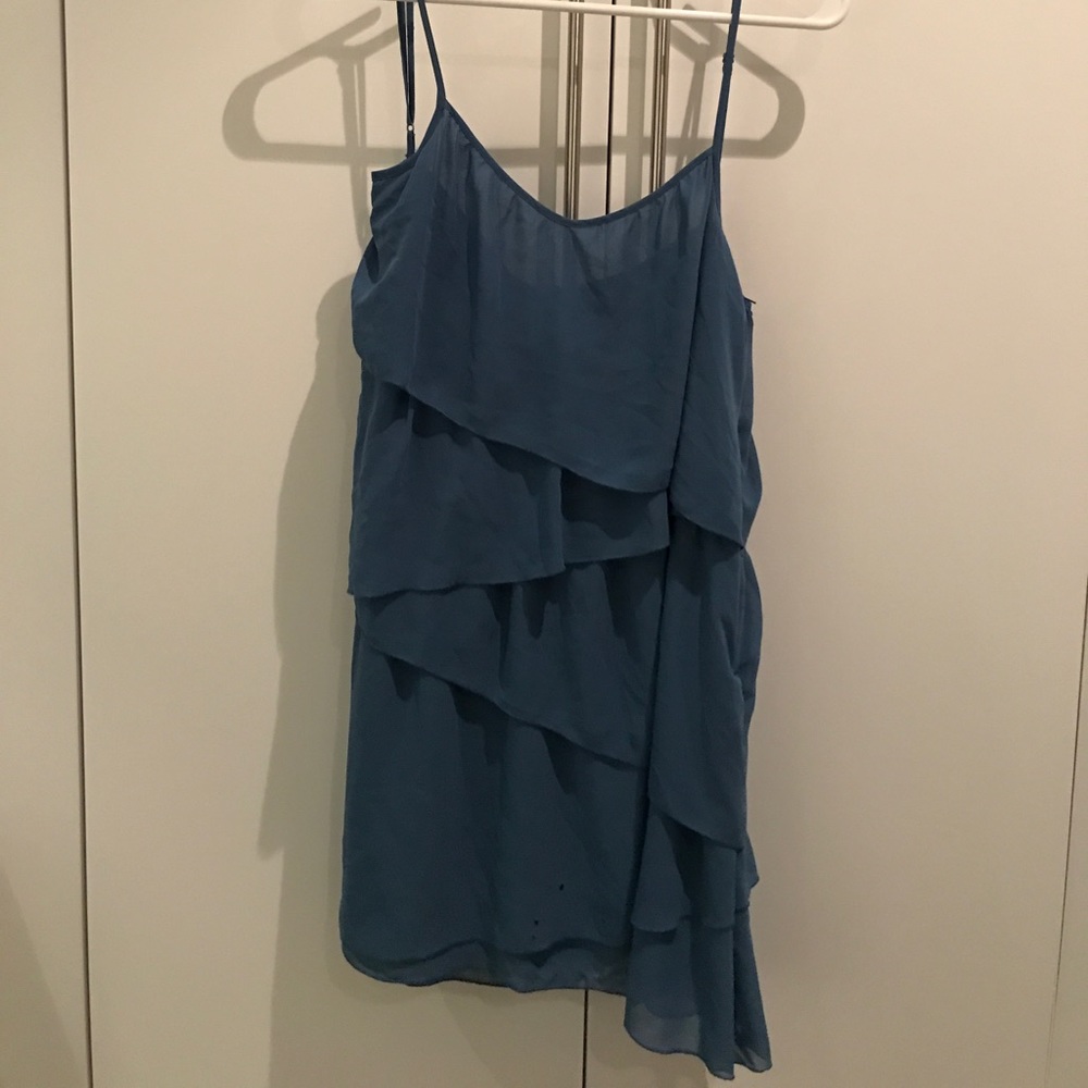 LAYERED BLUE DRESS