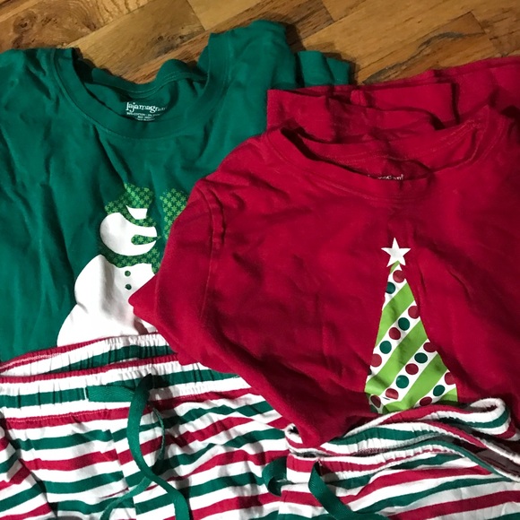 His, hers, and the dog Christmas pajamas! - Picture 3 of 5