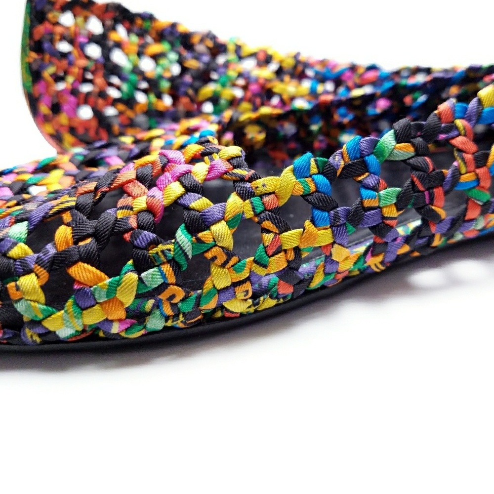 💲⬇️ Hermes 'Minorque' Ballerina Multicolore Flats - Picture 8 of 8
