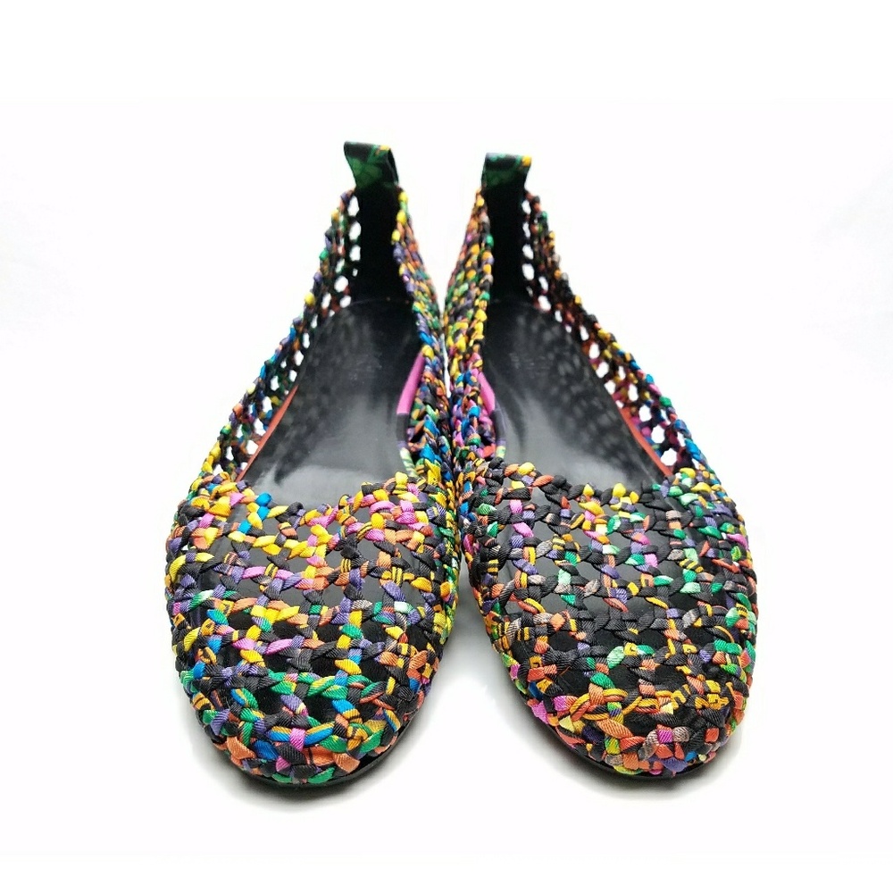 💲⬇️ Hermes 'Minorque' Ballerina Multicolore Flats - Picture 4 of 8