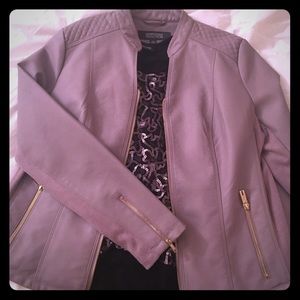 Lilac Kenneth Cole Moto Jacket