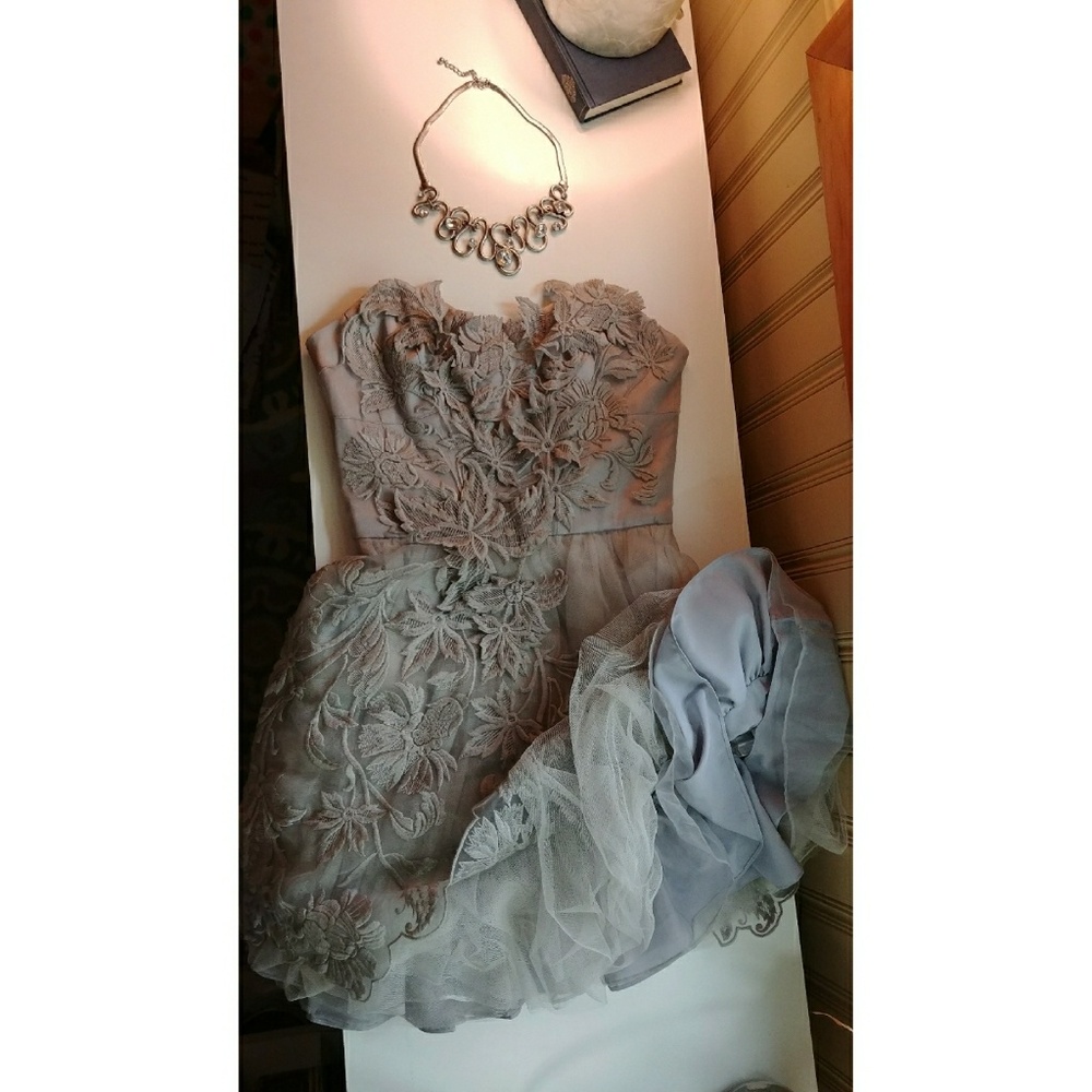 Gather Beauty Lace Dress