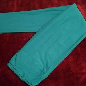 OS EUC teal leggings