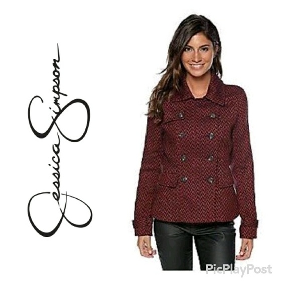 Jessica Simpson Jackets & Blazers - Jessica Simpson Peacoat