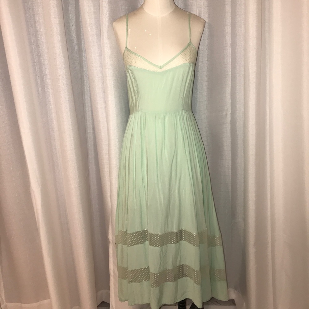 Revolve Nameless Mint Green High Low Dress