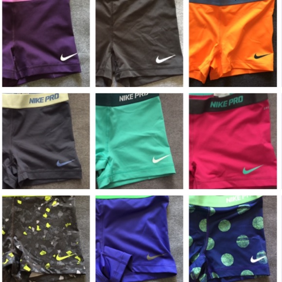 Nike Pants - Lot of Nine (9) Nike Pro Women's Shorts- Medium