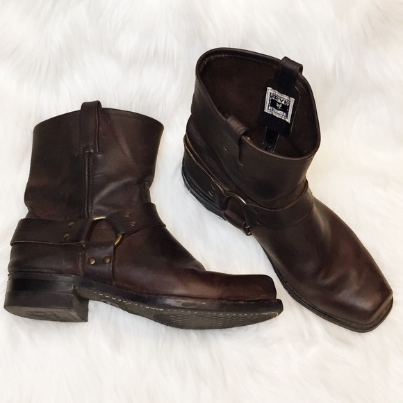 Frye Other - Men’s Frye “Harness” Boots in Gaucho Brown Size 11
