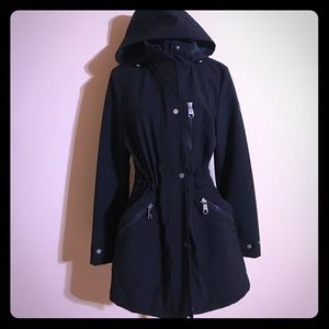 Women jacket coat black Calvin Klein M long