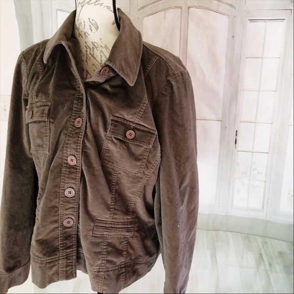 Talbots Jackets & Blazers - Talbots Velvet Women's Plus 20 Blazer Career Taupe