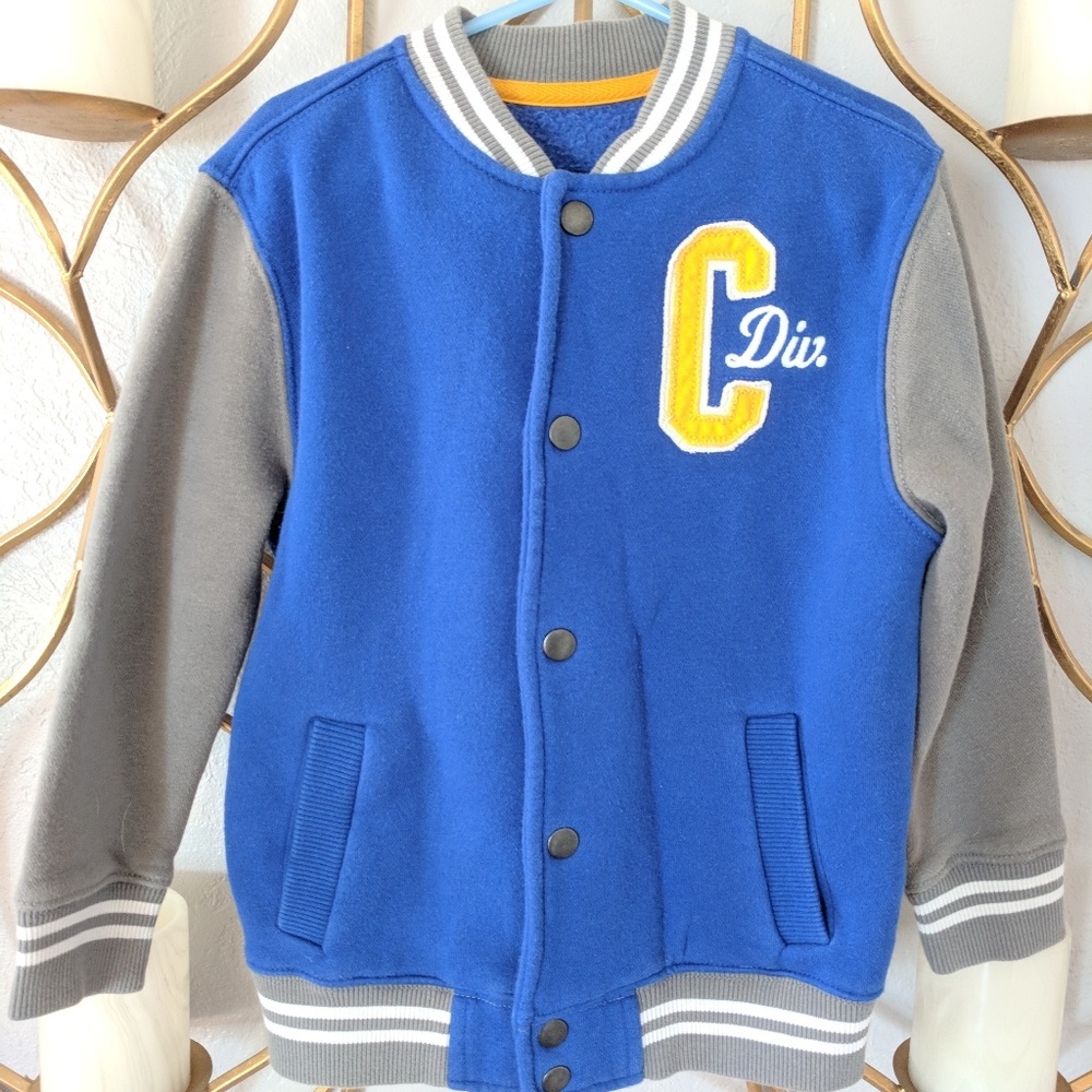 Boy's XS(4/5) Varsity Jacket Style Sweater