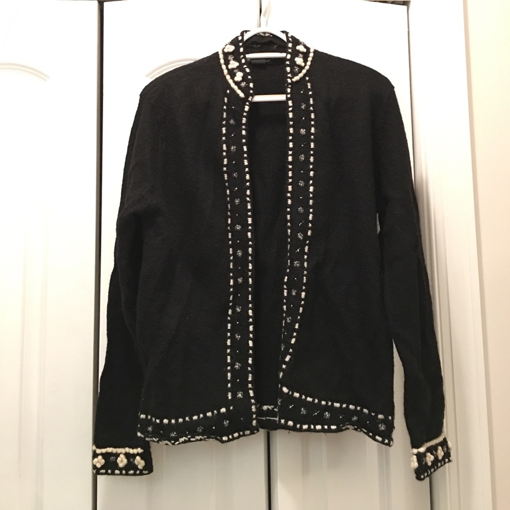 Alexandia Bartlett 100% wool cardigan