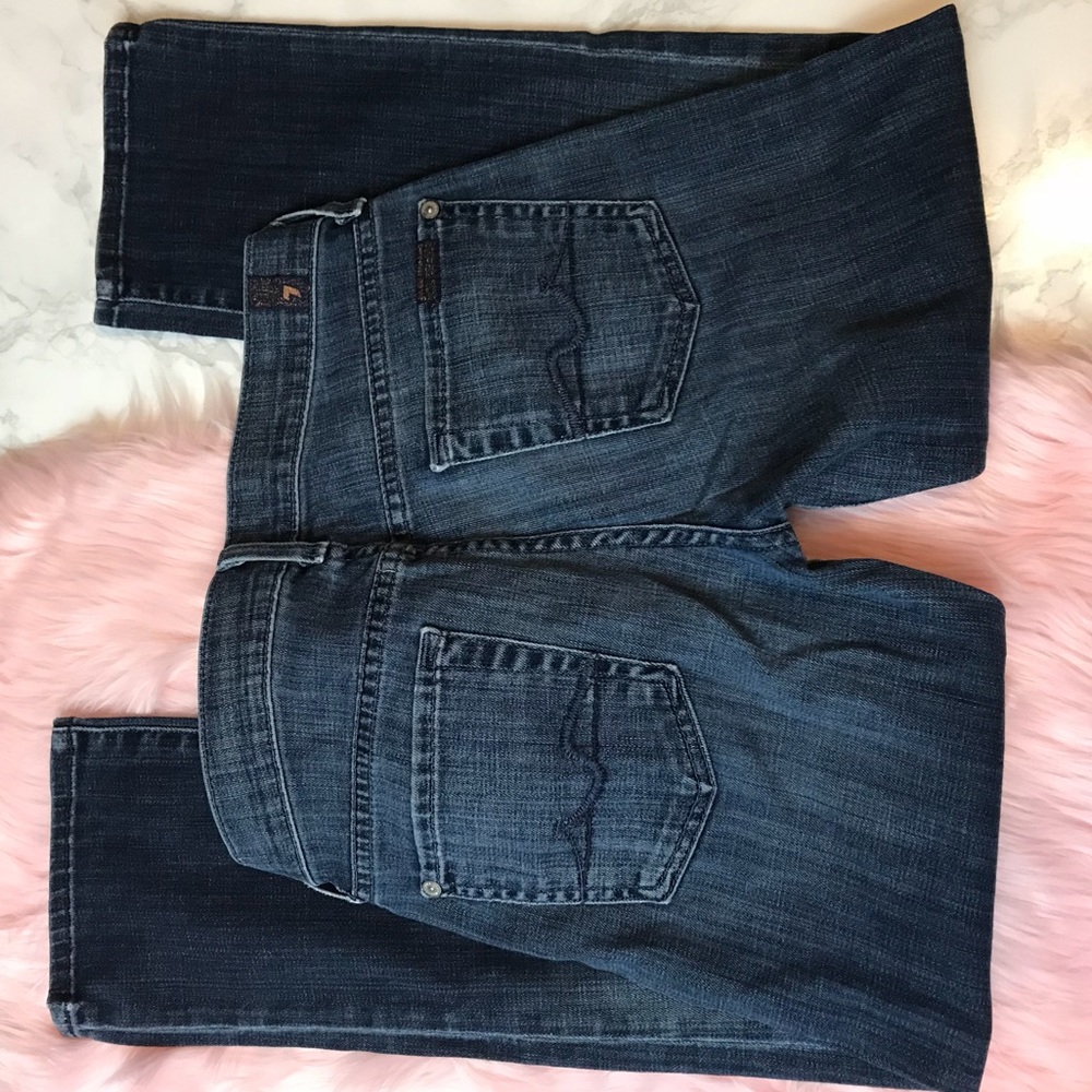👖💙 Straight Leg Seven Jeans | Capri Cropped