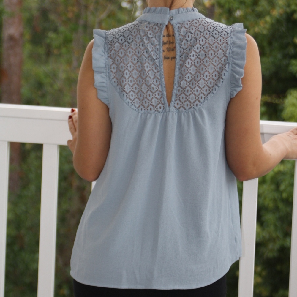Powder Blue Top