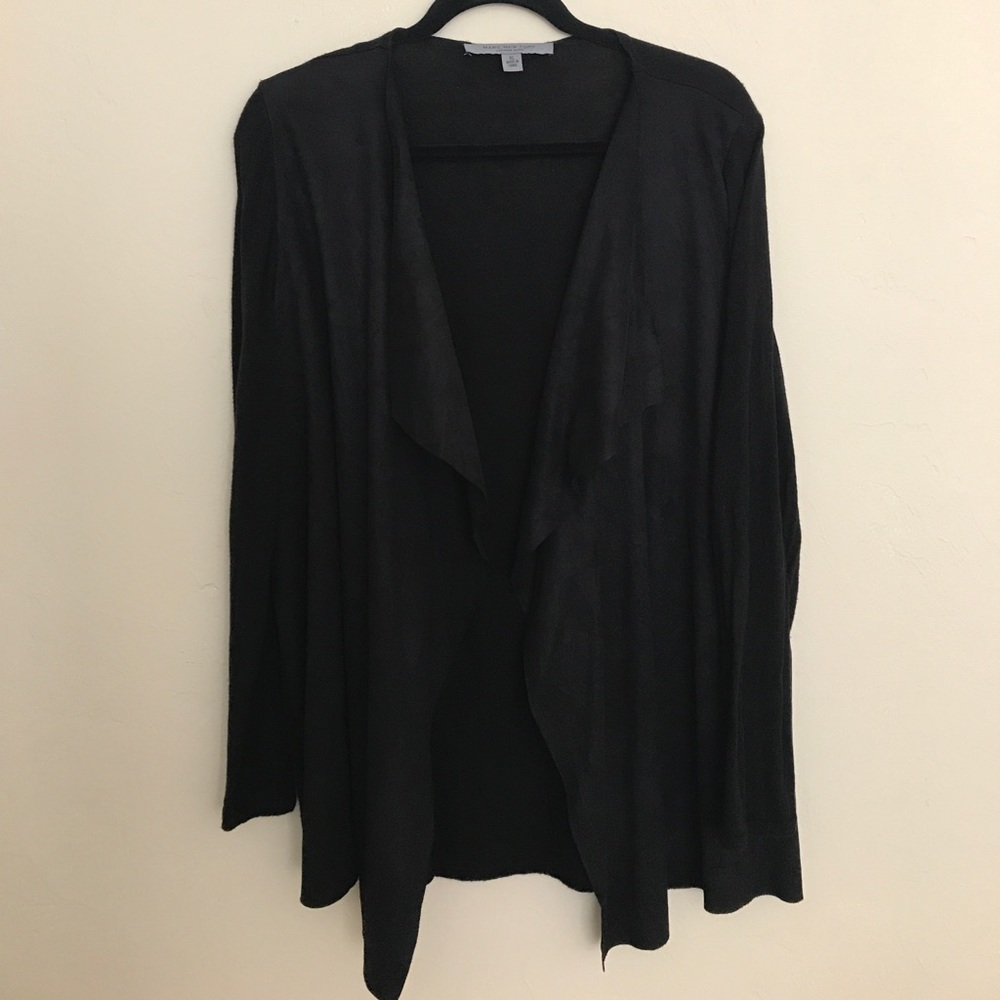 Marc New York Faux Suede Front Flyaway Cardigan XL - Picture 2 of 8