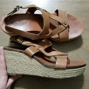 Lucky Brand platform wedge sandal