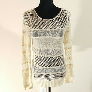 Lauren Conrad Lace Sweater